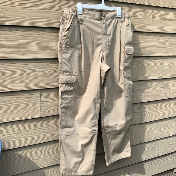 5.11 Tactical Men New Taclite Pro Pants Ripstop Performance Cargo Tan 7427 38 30 - Picture 5 of 14